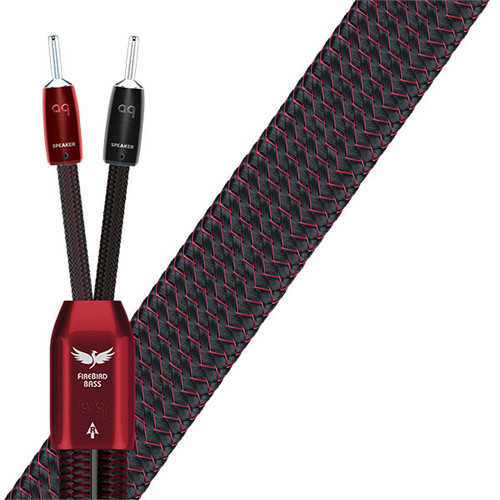 AudioQuest FireBird BASS Speaker Cables (8 Feet, Banana Termination) 1