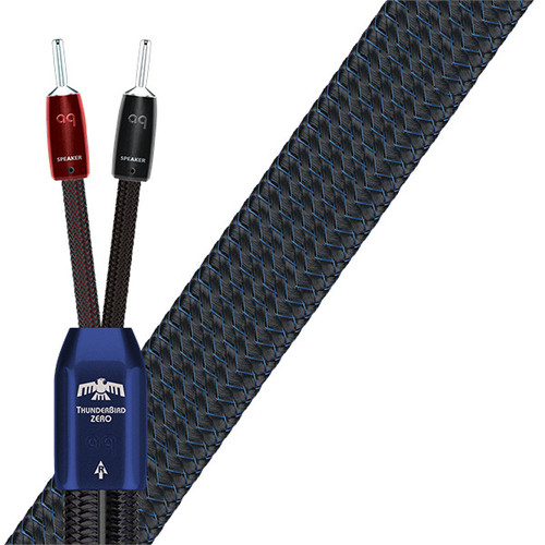 AudioQuest ThunderBird ZERO Speaker Cables (8 Feet, Banana Termination) 1
