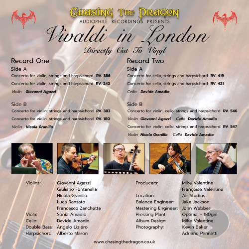 Interpreti Veneziani Vivaldi in London 180g Import 2LP