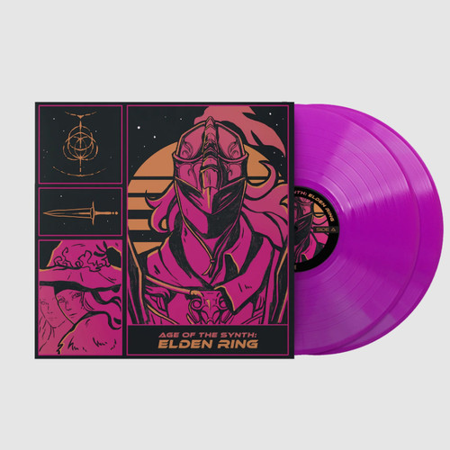CthulhuSeeker Age of the Synth: Elden Ring 180g 45rpm 2LP (Neon Purple Vinyl) 2