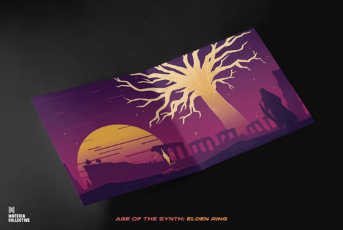 CthulhuSeeker Age of the Synth: Elden Ring 180g 45rpm 2LP (Neon Purple Vinyl) 4