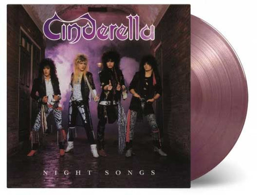 Cinderella Night Songs Numbered Limited Edition 180g Import LP (Purple & Gold Vinyl)
