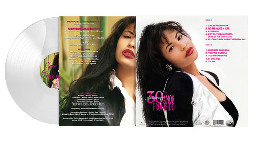 Selena Amor Prohibido (30th Anniversary) LP (Clear Vinyl) 3