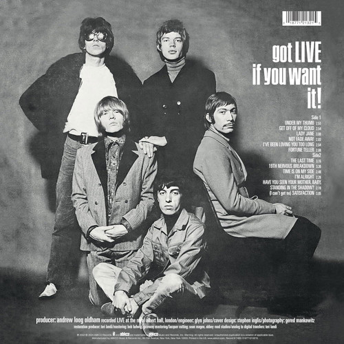The Rolling Stones Got Live If You Want It! 180g LP 2