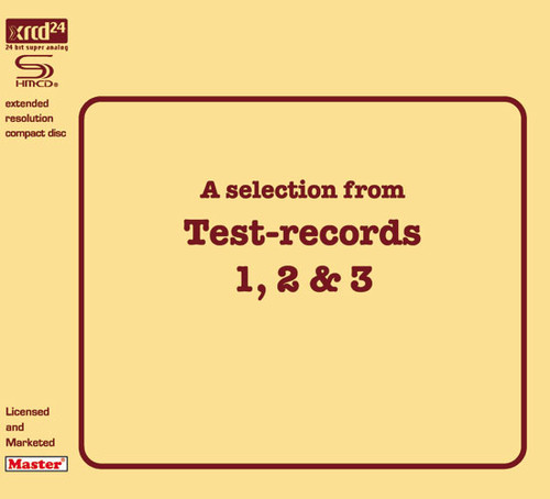 A Selection From Test Records 1, 2 & 3 SHM-XRCD24