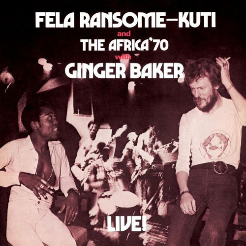 Fela Ransome-Kuti and the Africa '70 Live! with Ginger Baker LP (Black Vinyl)