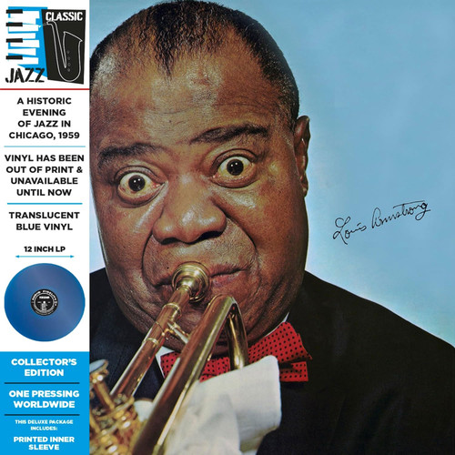 Louis Armstrong The Definitive Album by Louis Armstrong LP (Translucent Blue Vinyl) 1