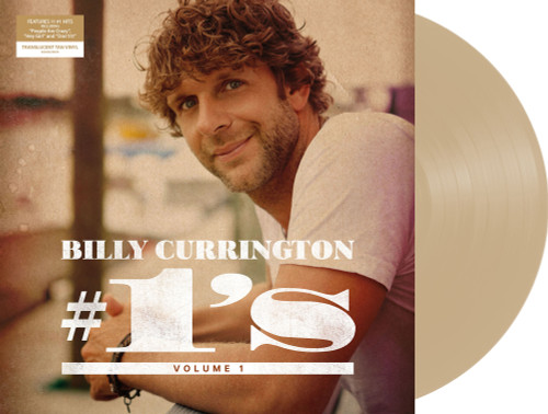 Billy Currington #1's - Volume 1 LP (Translucent Tan Vinyl) 2