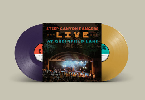 Steep Canyon Rangers Live at Greenfield Lake 2LP (Purple & Yellow Vinyl) 2
