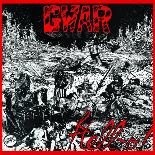 GWAR Hell-O! (36th Anniversary Edition) LP (Clear with Red Splatter Vinyl) 1