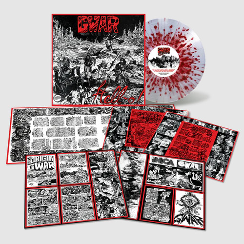 GWAR Hell-O! (36th Anniversary Edition) LP (Clear with Red Splatter Vinyl) 2