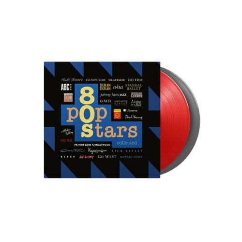 80s Pop Stars Collected 180g Import 2LP (Red & Silver Vinyl) 2