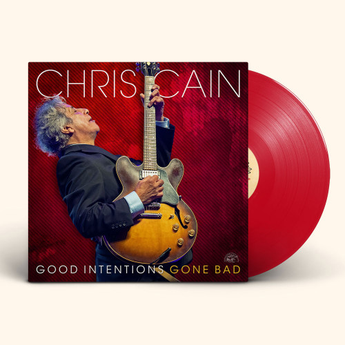 Chris Cain Good Intentions Gone Bad LP (Translucent Red Vinyl) 2