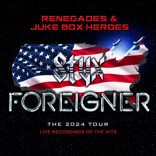 Styx & Foreigner Renegades & Juke Box Heroes Numbered Limited Edition LP (Silver Vinyl) 1