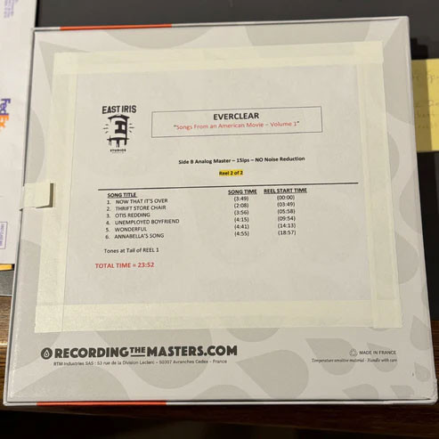 Everclear Songs From An American Movie Vol. One: Learning How To Smile Numbered Limited Edition LP (Yellow Vinyl) 6