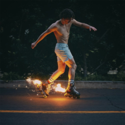 Benson Boone Fireworks & Rollerblades LP (Clear Vinyl) 1