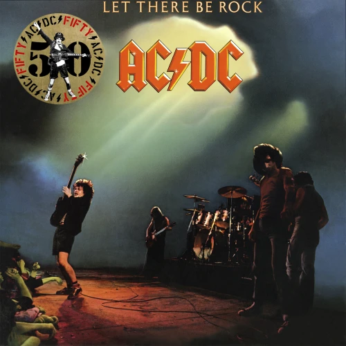 AC/DC Let There Be Rock LP (Gold Vinyl) 1
