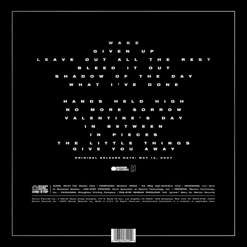 Linkin Park Minutes to Midnight One-Step Numbered Limited Edition