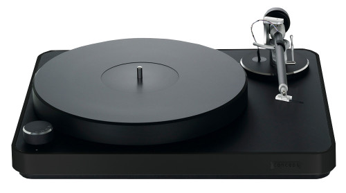 Clearaudio Concept AiR Black Turntable & Satisfy Carbon FiberTonearm 1