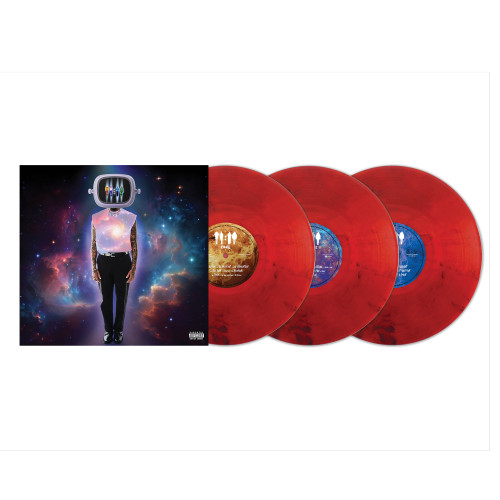 Chris Brown 11:11 (Deluxe) 3LP (Red Smoke Vinyl) 2