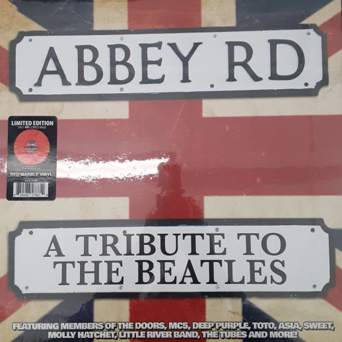 Abbey Road: A Tribute to the Beatles LP (Red Marble Vinyl) 1