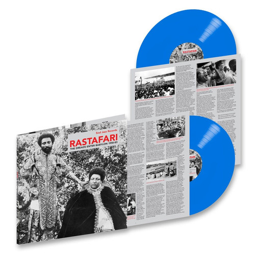 Soul Jazz Records Presents: Rastafari - The Dreads Enter Babylon 1955-83 2LP (Blue Vinyl) 3