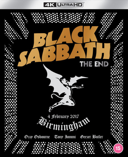 Black Sabbath The End 4K Ultra HD Blu-Ray Video Disc 1