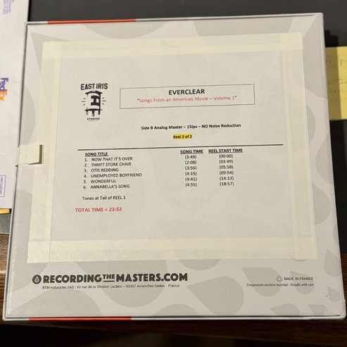 Everclear Songs From An American Movie Vol. One: Learning How To Smile LP (Coke Bottle Clear Vinyl) 6