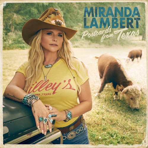 Miranda Lambert Postcards from Texas 2LP (Sea Blue Vinyl) 1