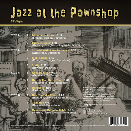 Jazz at the Pawnshop Deluxe Edition 200g 2LP Scratch & Dent 2