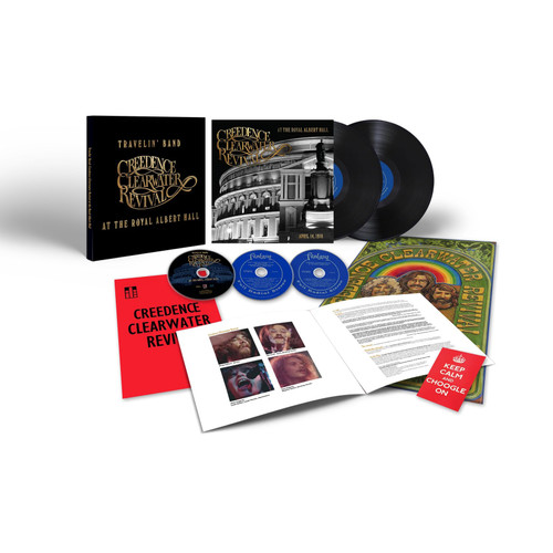 Creedence Clearwater Revival Travelin' Band Half-Speed Numbered 45rpm 180g 2LP, 2CD & Blu-Ray Box Set Scratch & Dent 1