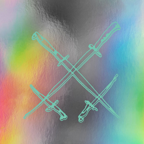 Xiu Xiu 13" Frank Beltrame Italian Stiletto with Bison Horn Grips LP (Green Vinyl) 1