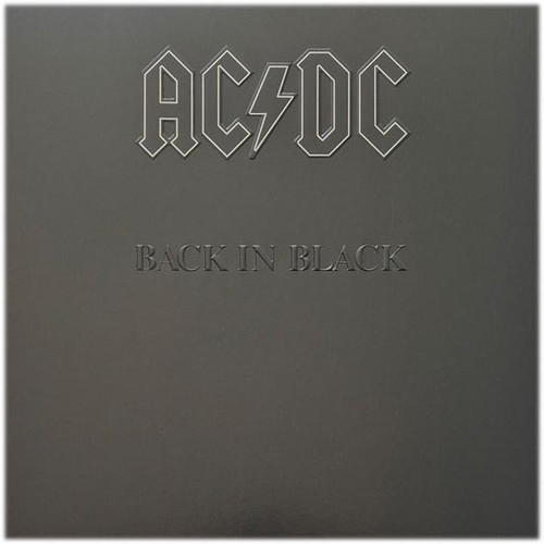 AC/DC Back in Black Import LP (Gold Vinyl) 3