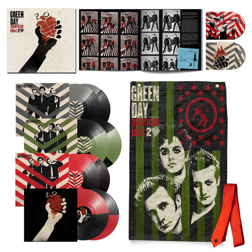 Green Day American Idiot (20th Anniversary Super Deluxe Edition) 8LP & Blu-Ray Video 2Disc Box Set (Split-Color Vinyl) 2