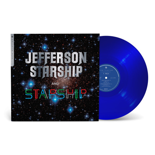 Jefferson Starship and Starship Now Playing LP (Transparent Cobalt