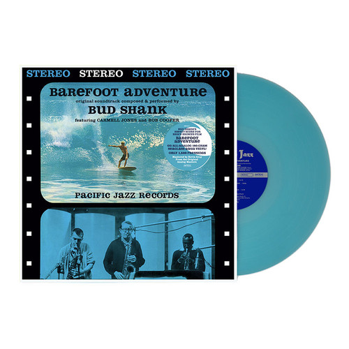 Bud Shank Barefoot Adventure Numbered Limited Edition 180g LP (Seaglass Aqua Vinyl) 1