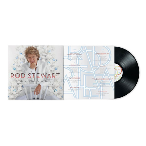Rod Stewart Merry Christmas, Baby 2LP 1