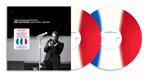Miles Davis Quintet Paris Jazz Festival, Salle Pleyel 10/1/1964 2LP (Blue, White & Red Vinyl) 2
