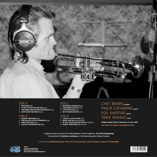 Chet Baker Late Night Jazz 180g 2LP 2