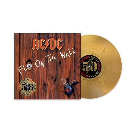 AC/DC Fly on the Wall LP (Gold Vinyl) 2