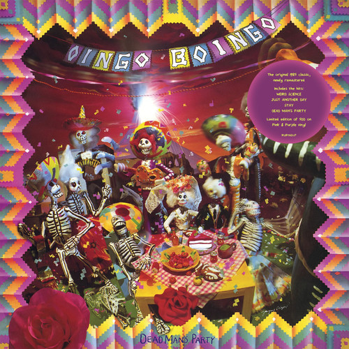 Oingo Boingo Dead Man's Party LP (Pink & Purple Vinyl) 1
