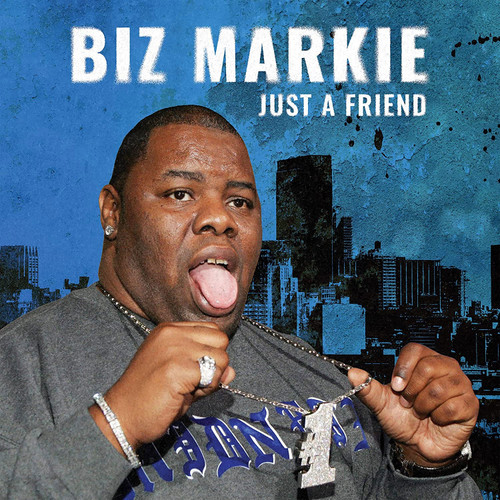 Biz Markie Just a Friend 45rpm 7" Vinyl Single (Blue Vinyl) 2