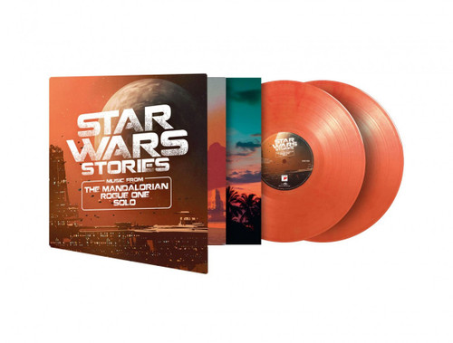 Star Wars Stories: Music from The Mandalorian, Rogue One & Solo Numbered Limited Edition 180g Import 2LP (Amber Vinyl) 2