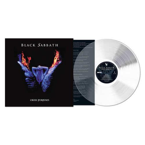 Black Sabbath Cross Purposes LP (Clear Vinyl) 1