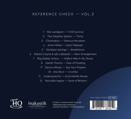 Canton Reference Check - Vol. 2 Import UHQCD 2