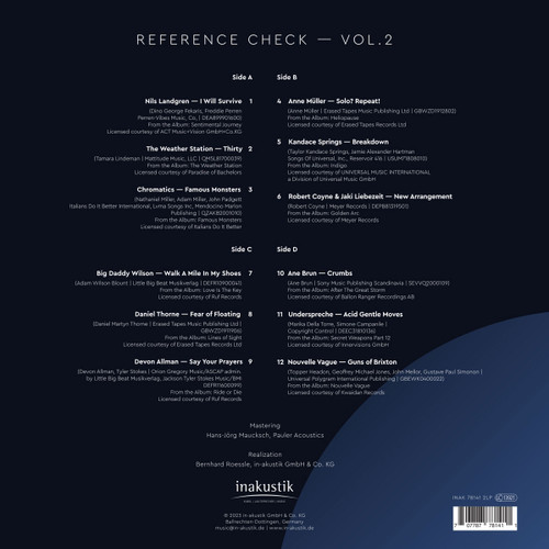 Canton Reference Check - Vol. 2 DMM 180g 45rpm Import 2LP 2