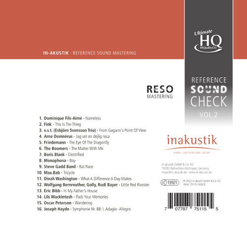 Reference Soundcheck Vol. 2 Import UHQCD 2