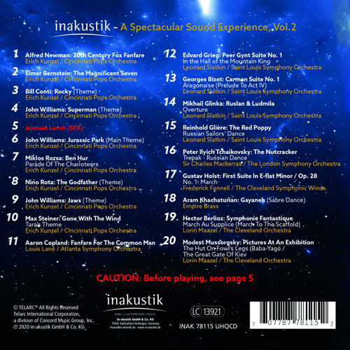 inakustik: A Spectacular Sound Experience, Vol. 2 Import UHQCD 2