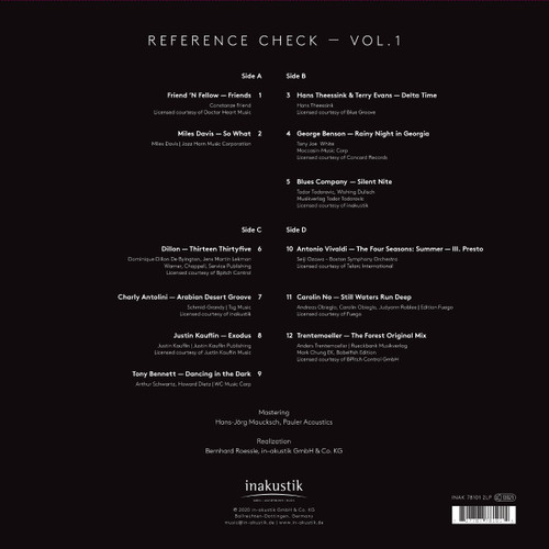 Canton: Reference Check - Vol. 1 DMM 180g 45rpm Import 2LP 2