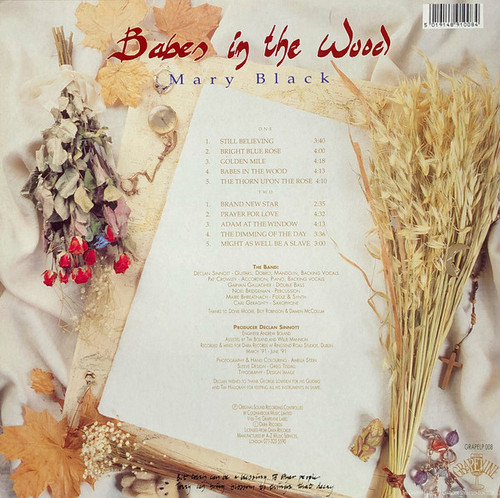 Mary Black Babes In The Wood LP (Pre-owned, VG) 2